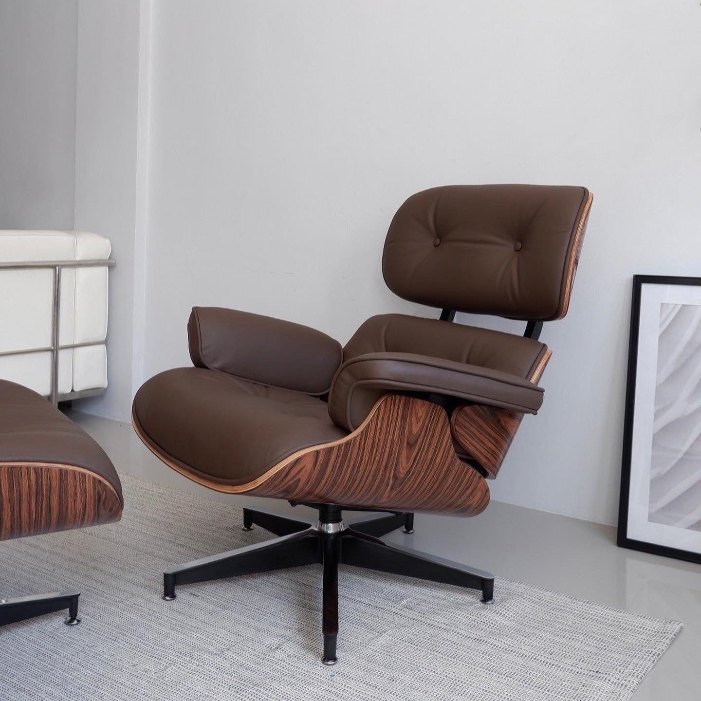 Eames Lounge Chair & Ottoman Set