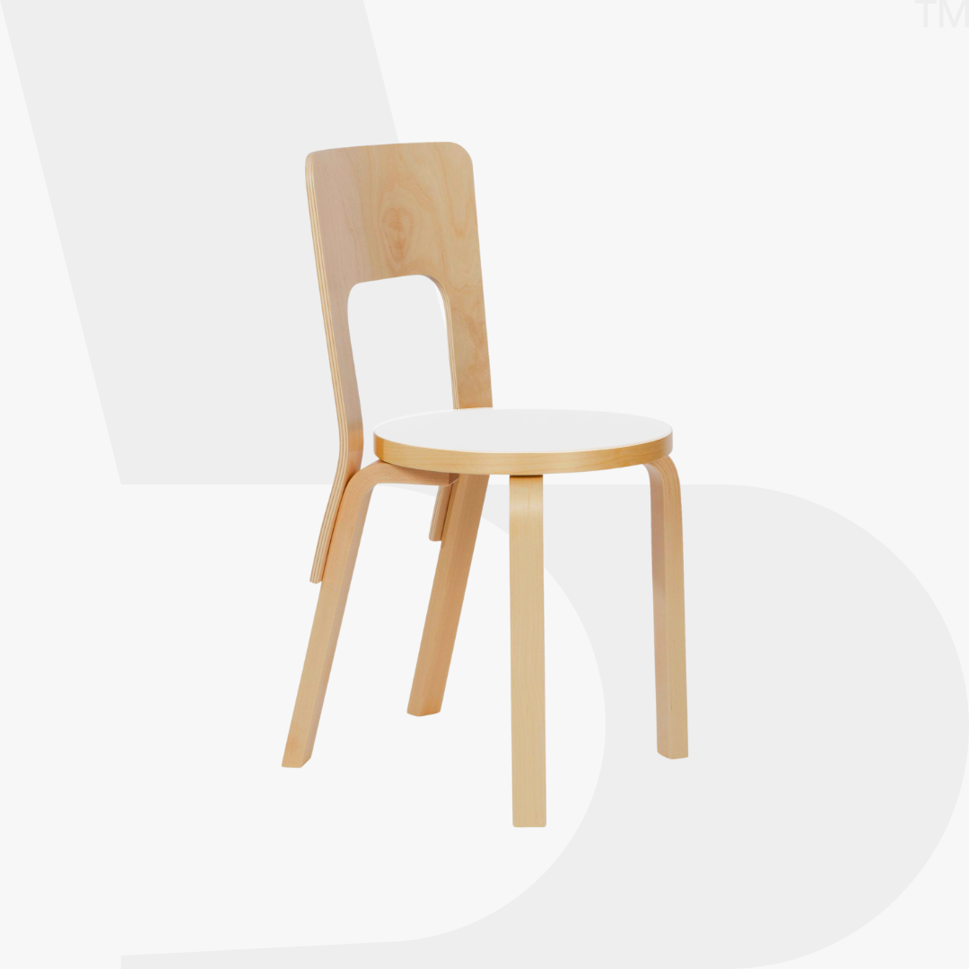 Alvar Aalto Dining Chair 66