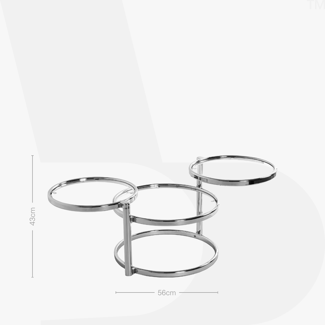 Chromo Swivel Center Table