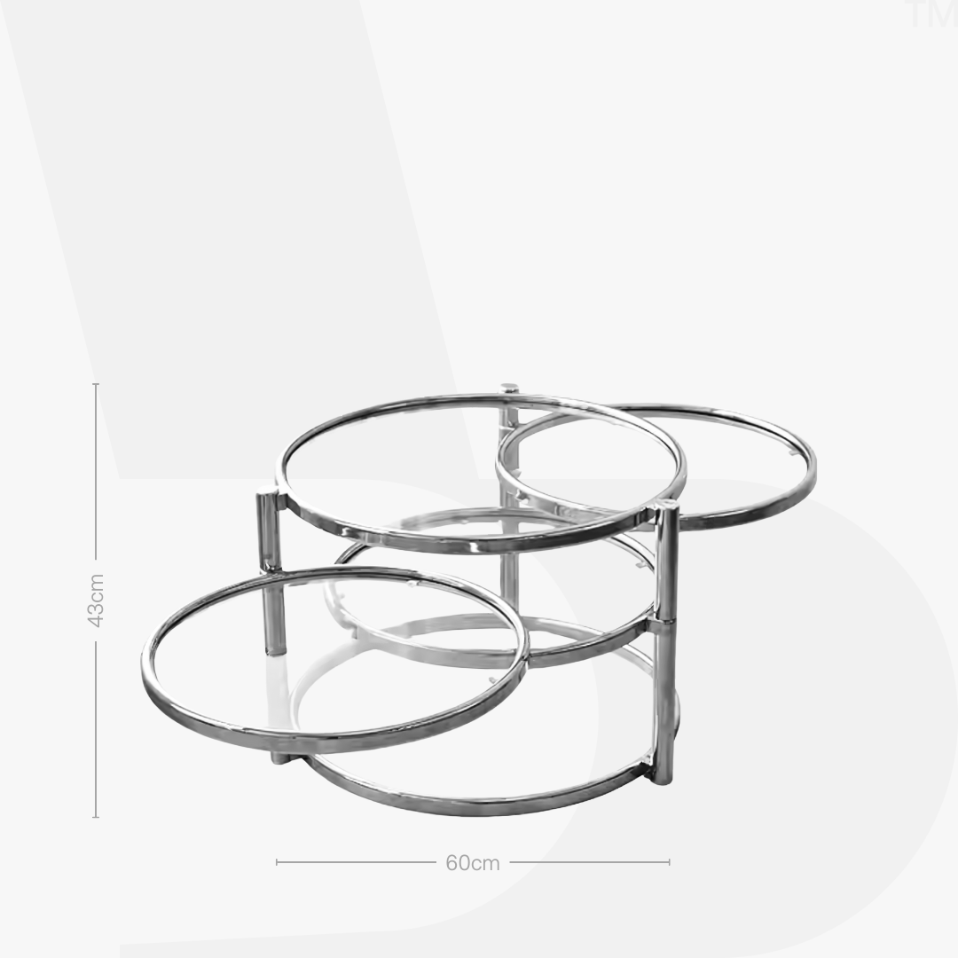 Chromo Swivel Center Table