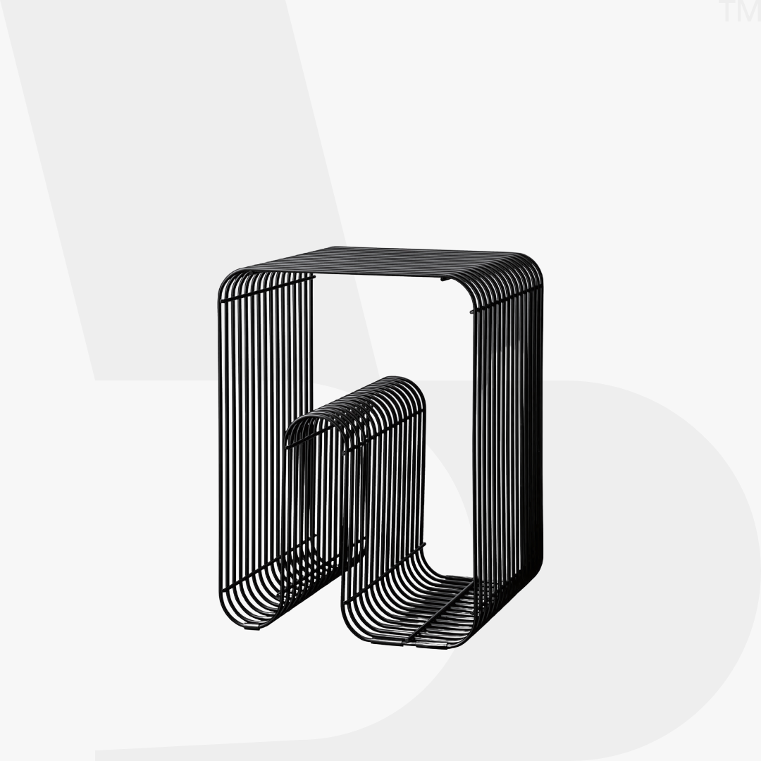 Curva Magazine Stool