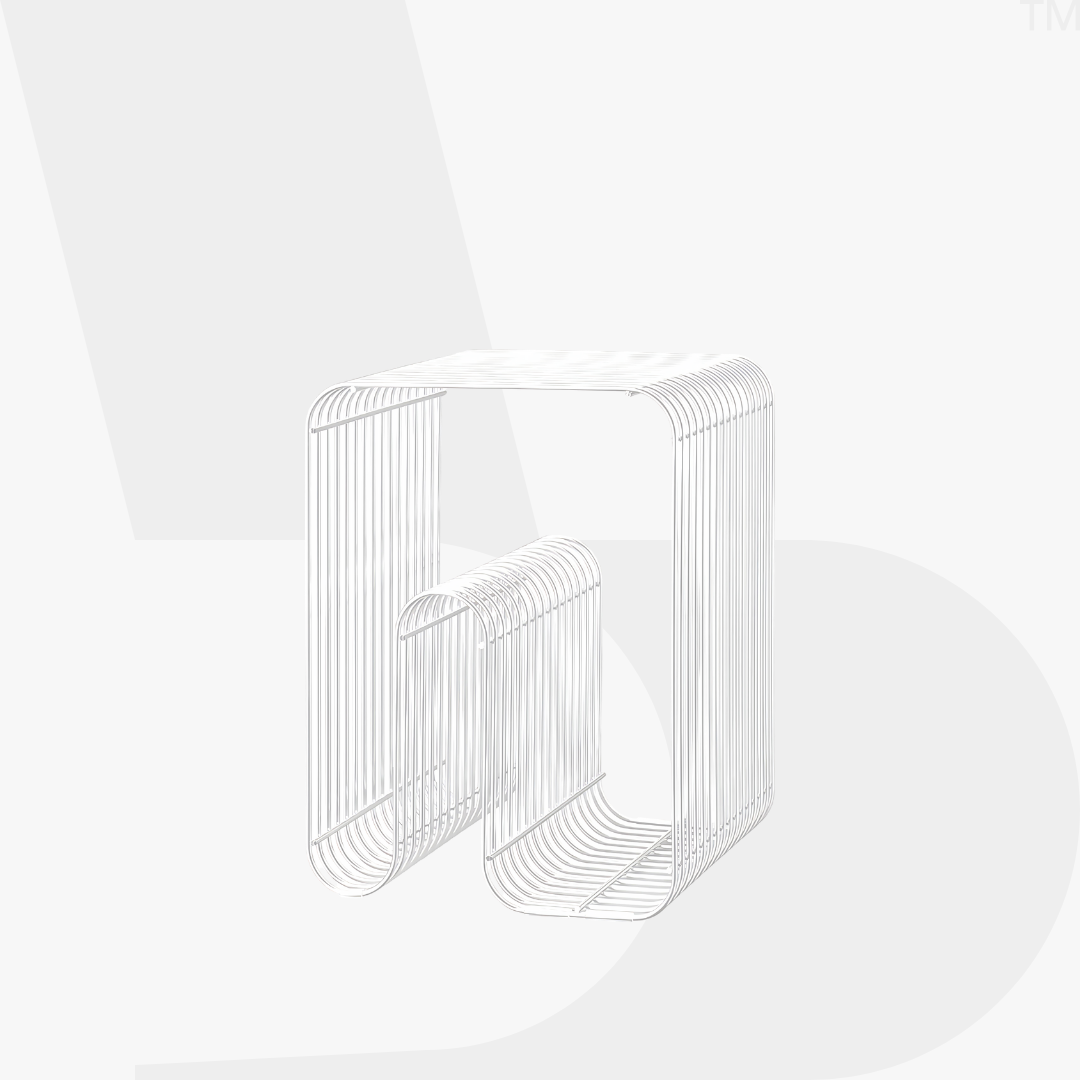 Curva Magazine Stool