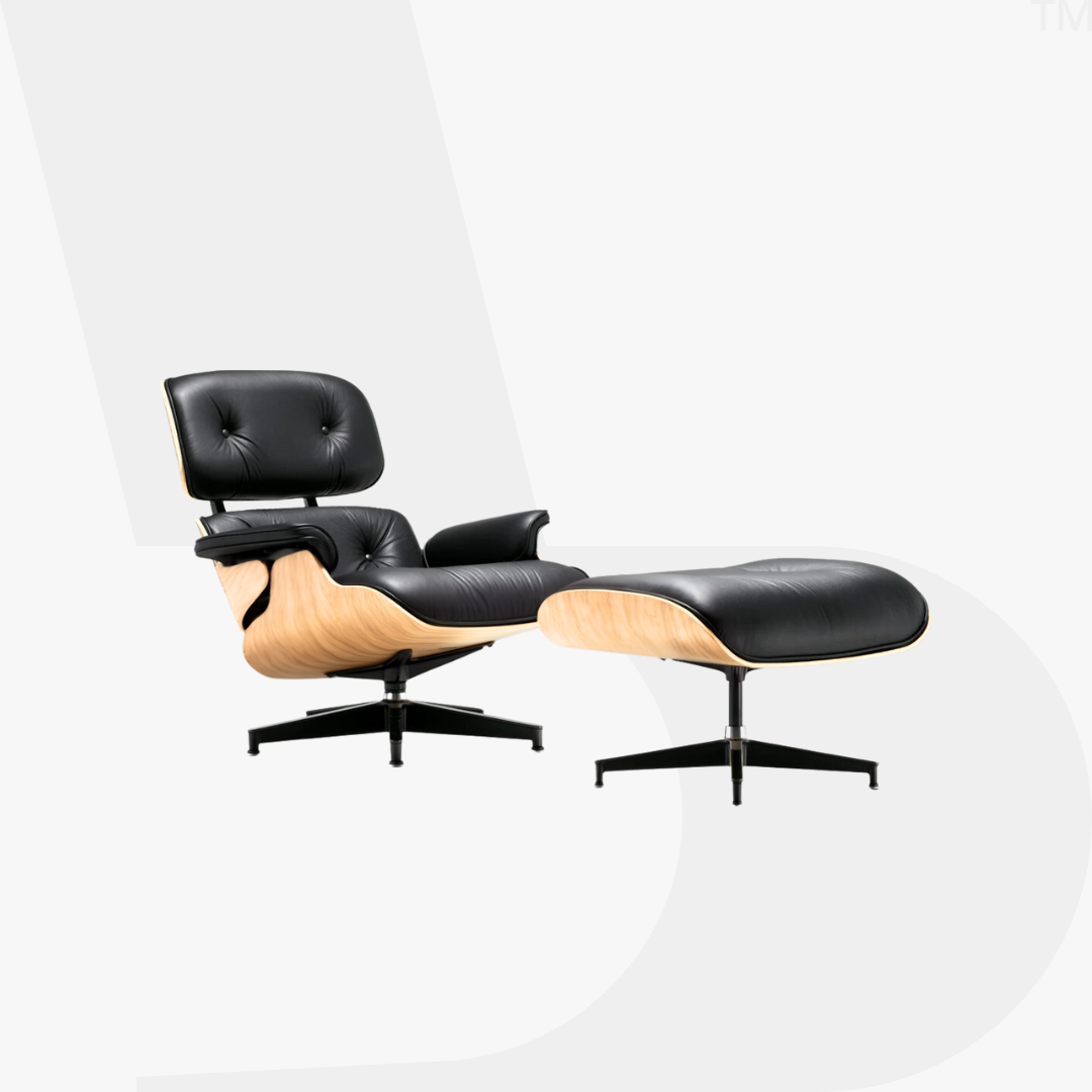 Eames Lounge Chair & Ottoman Set