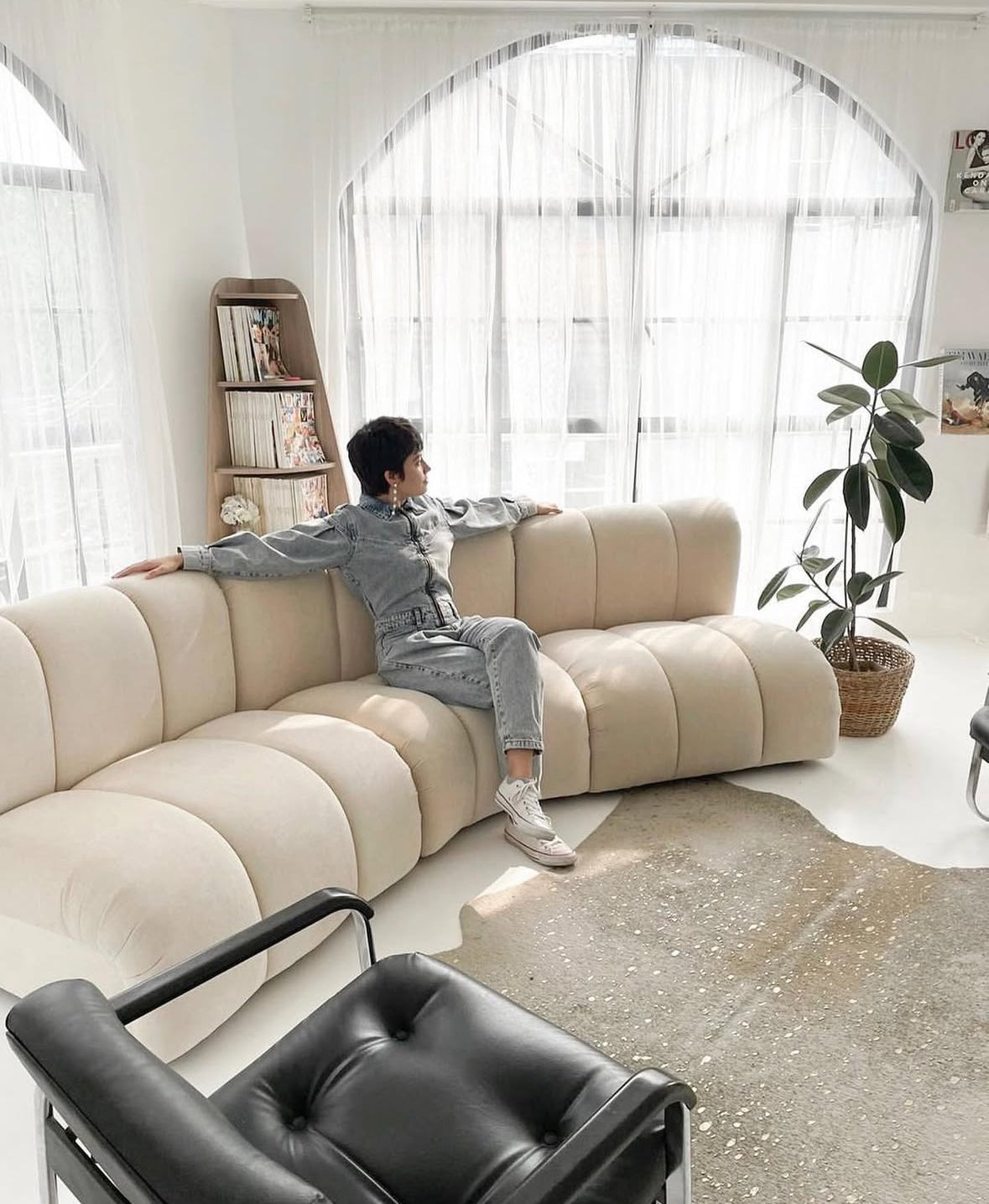Channel Back Sofa