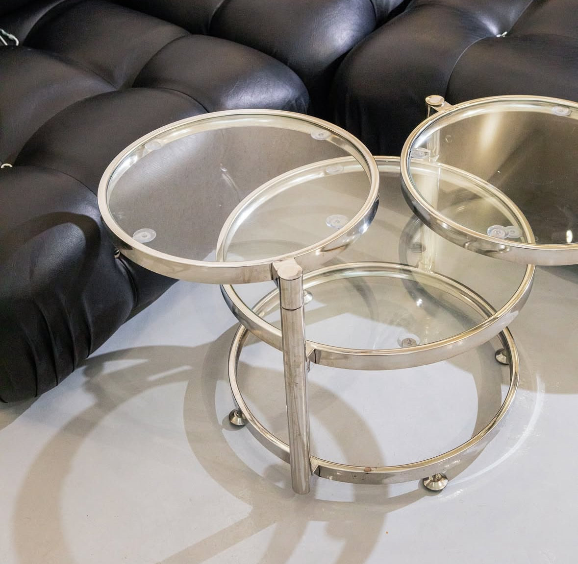 Chromo Swivel Center Table