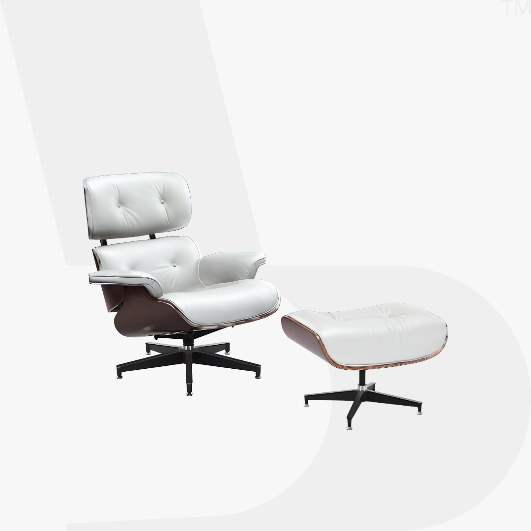 MINIATURE Eames Lounge Chair + Ottoman