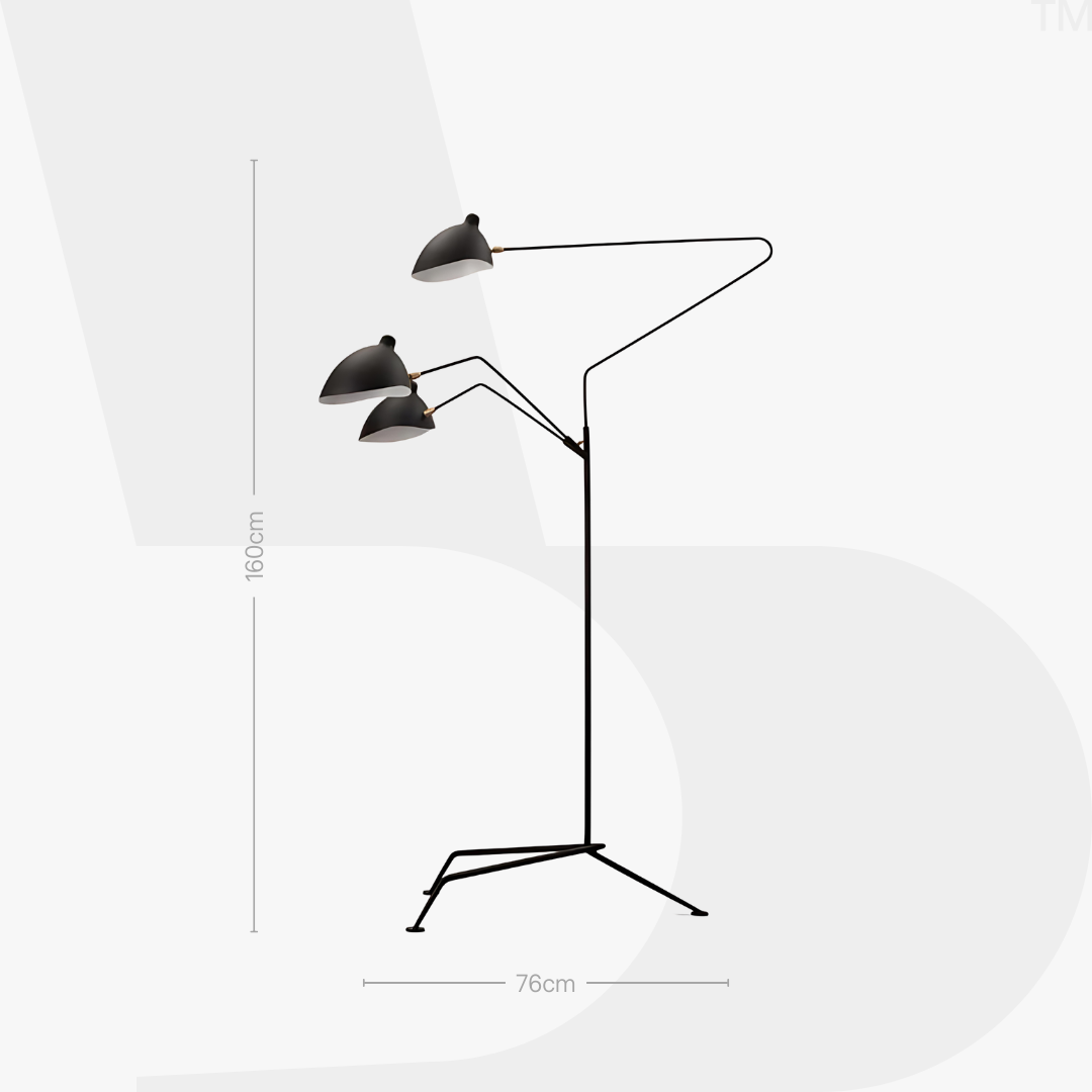 Serge Mouille Floor Lamp