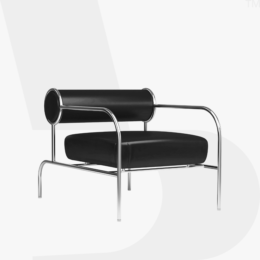 Shiro Chrome Lounge Chair