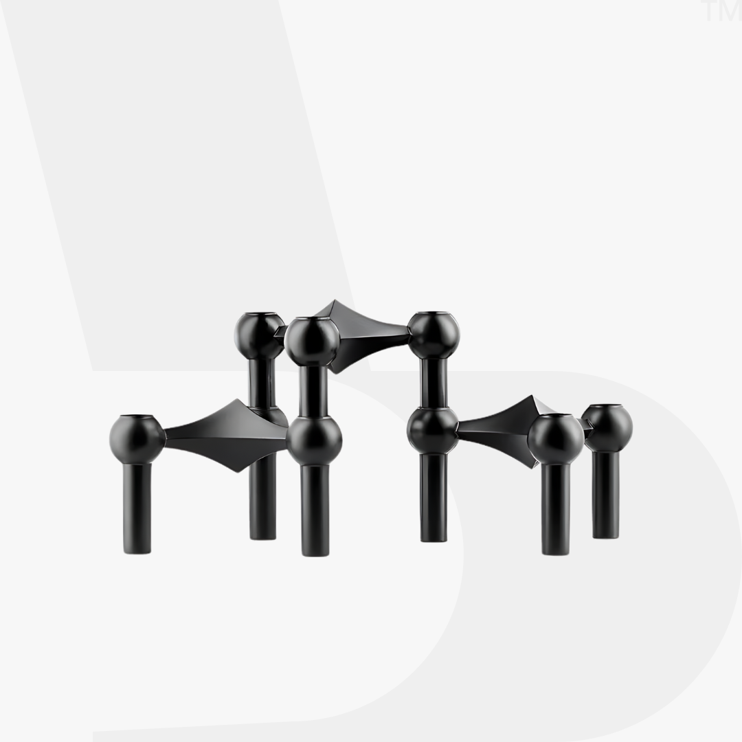 Stoff Candle Holder Set