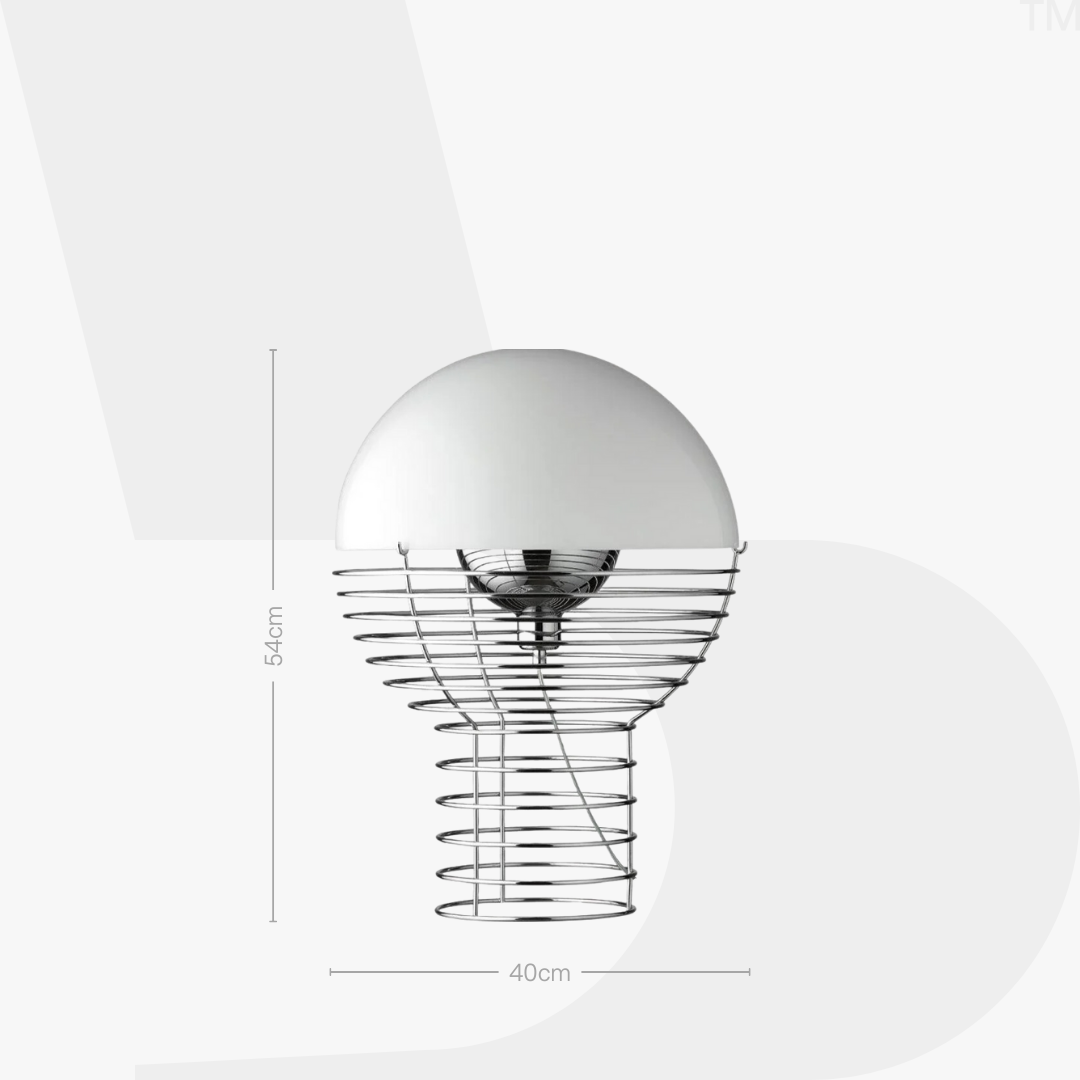 Wire Table Lamp