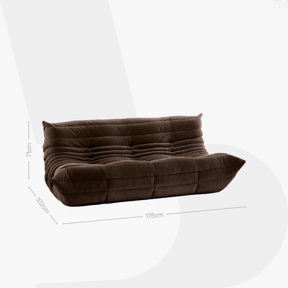 [Actual Reproduction] Togo Sofa — 3-Seater