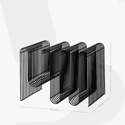 Curva Magazine Rack