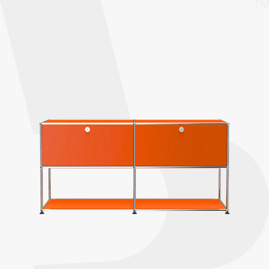 Haller Sideboard — 2-Panel with 2 Drop-down Doors