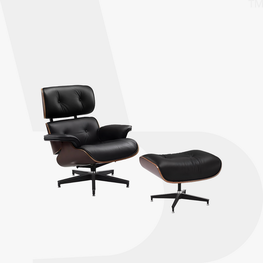 MINIATURE Eames Lounge Chair + Ottoman